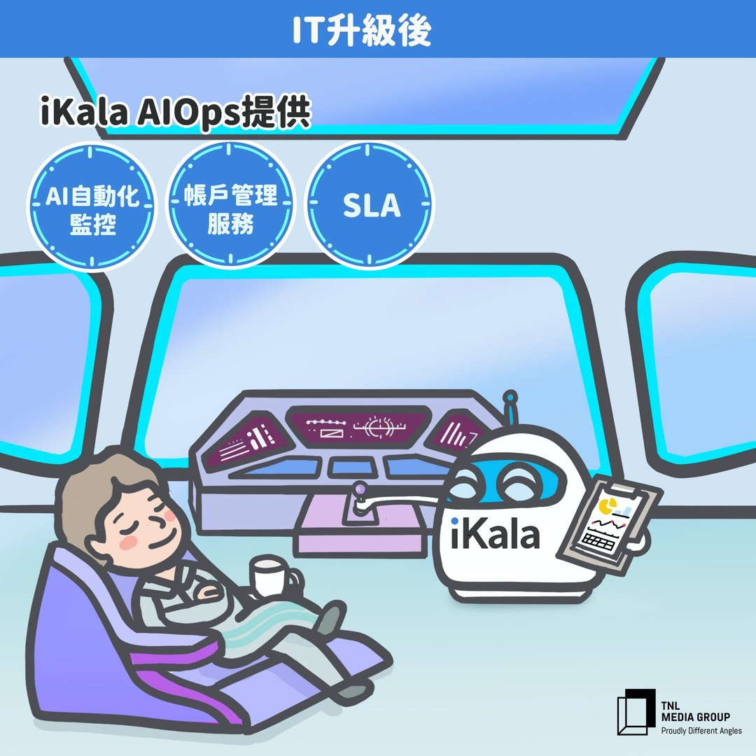 IT 升級後,iKala AIOps 提供 IT 升級後,iKala AIOps 提供